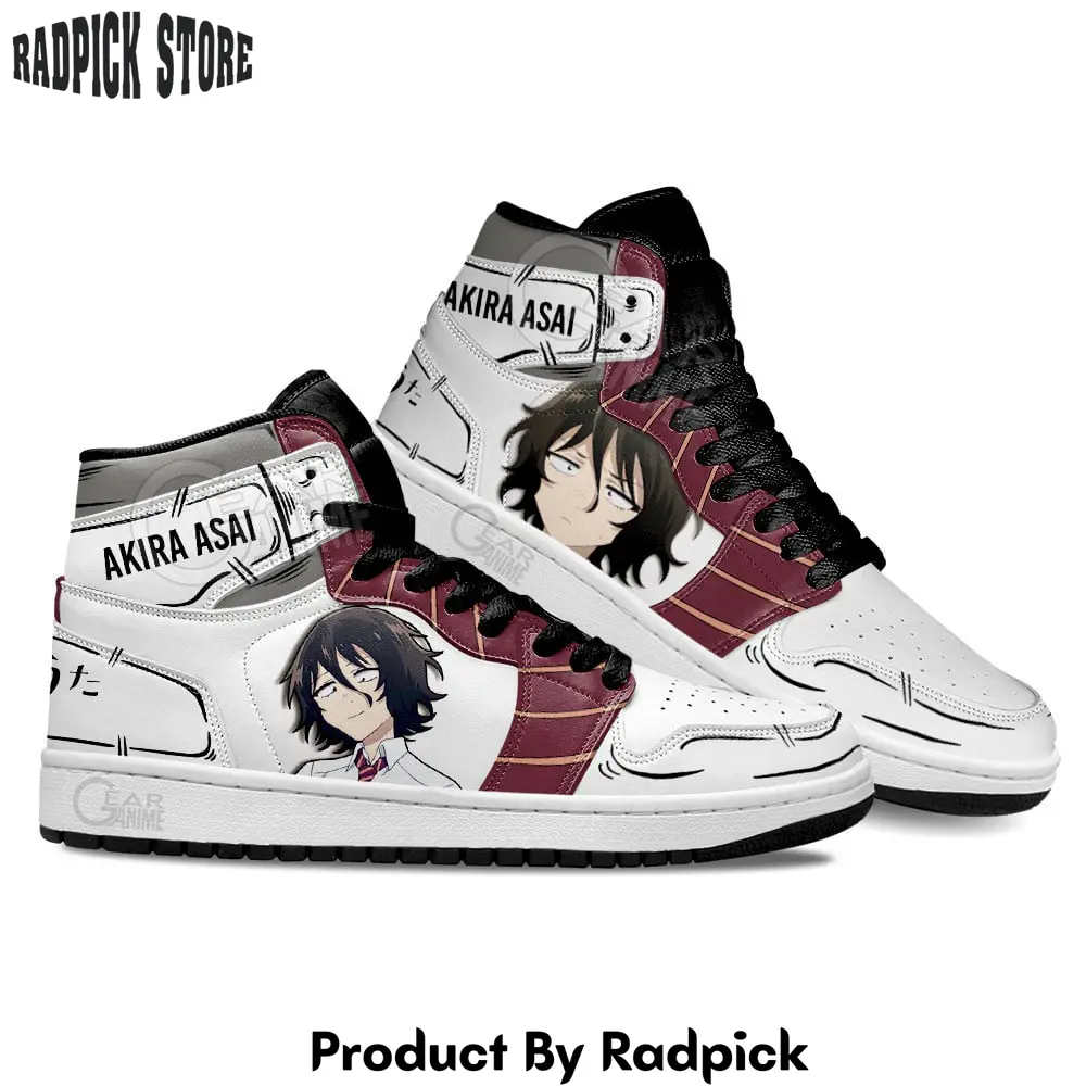 Yofukashi no uta akira asai air jordan high top sneakers anime  rp0358369